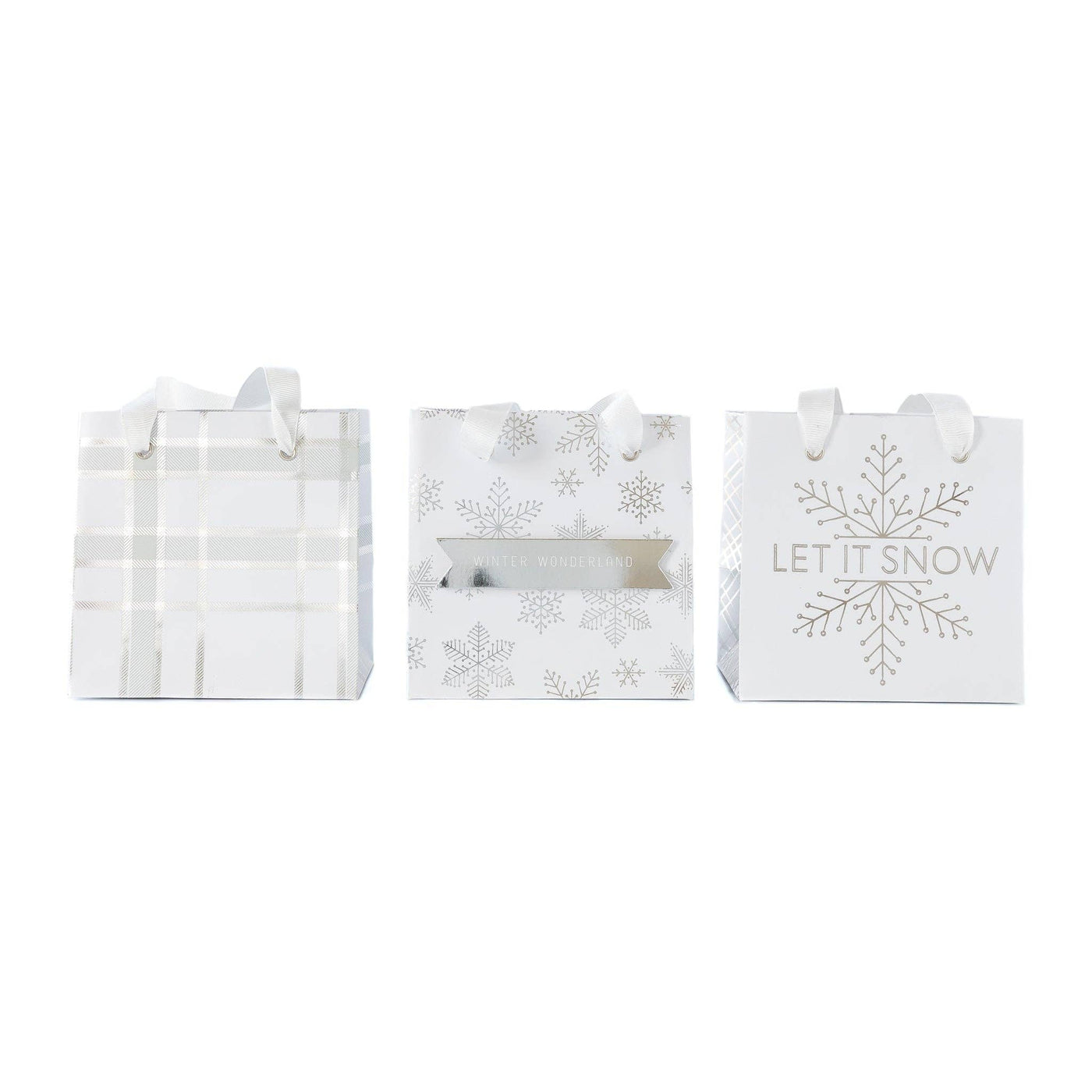 Silver Glam Mini Gift Bag