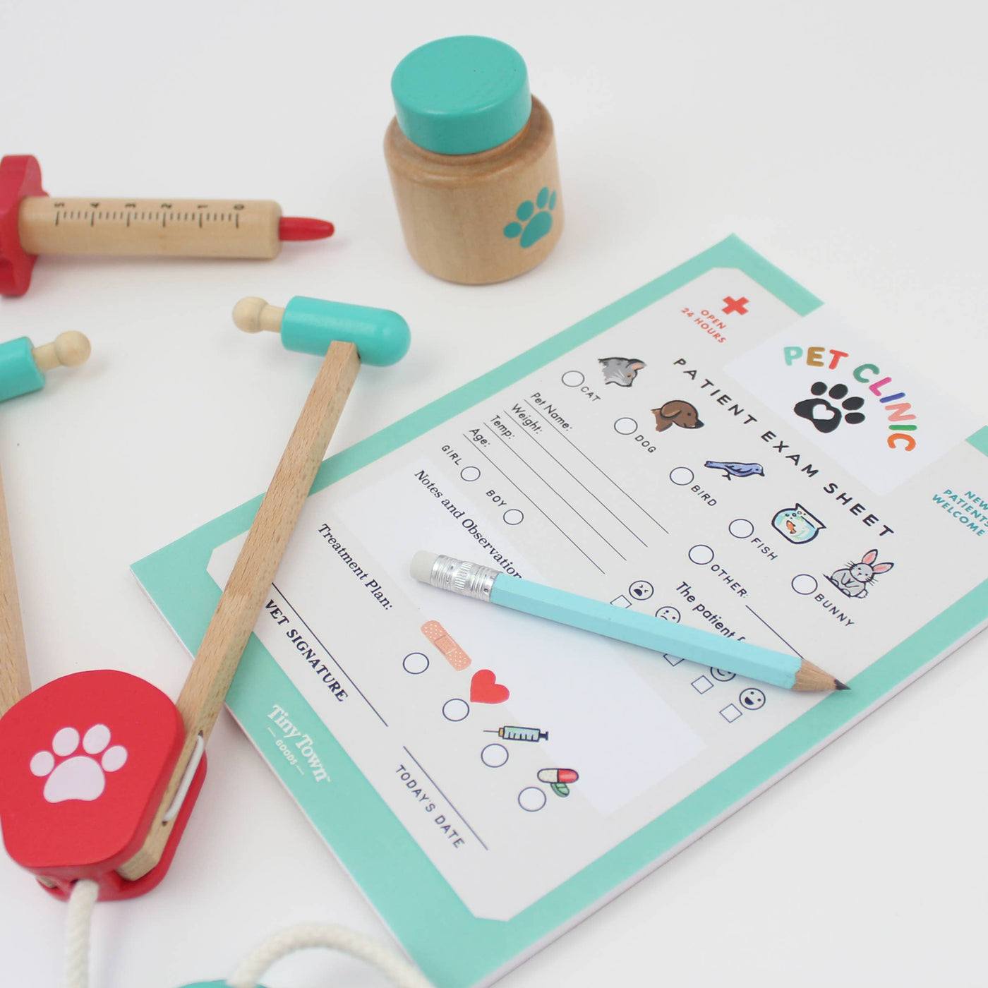 Tiny Town Play Notepad - Pet Clinic
