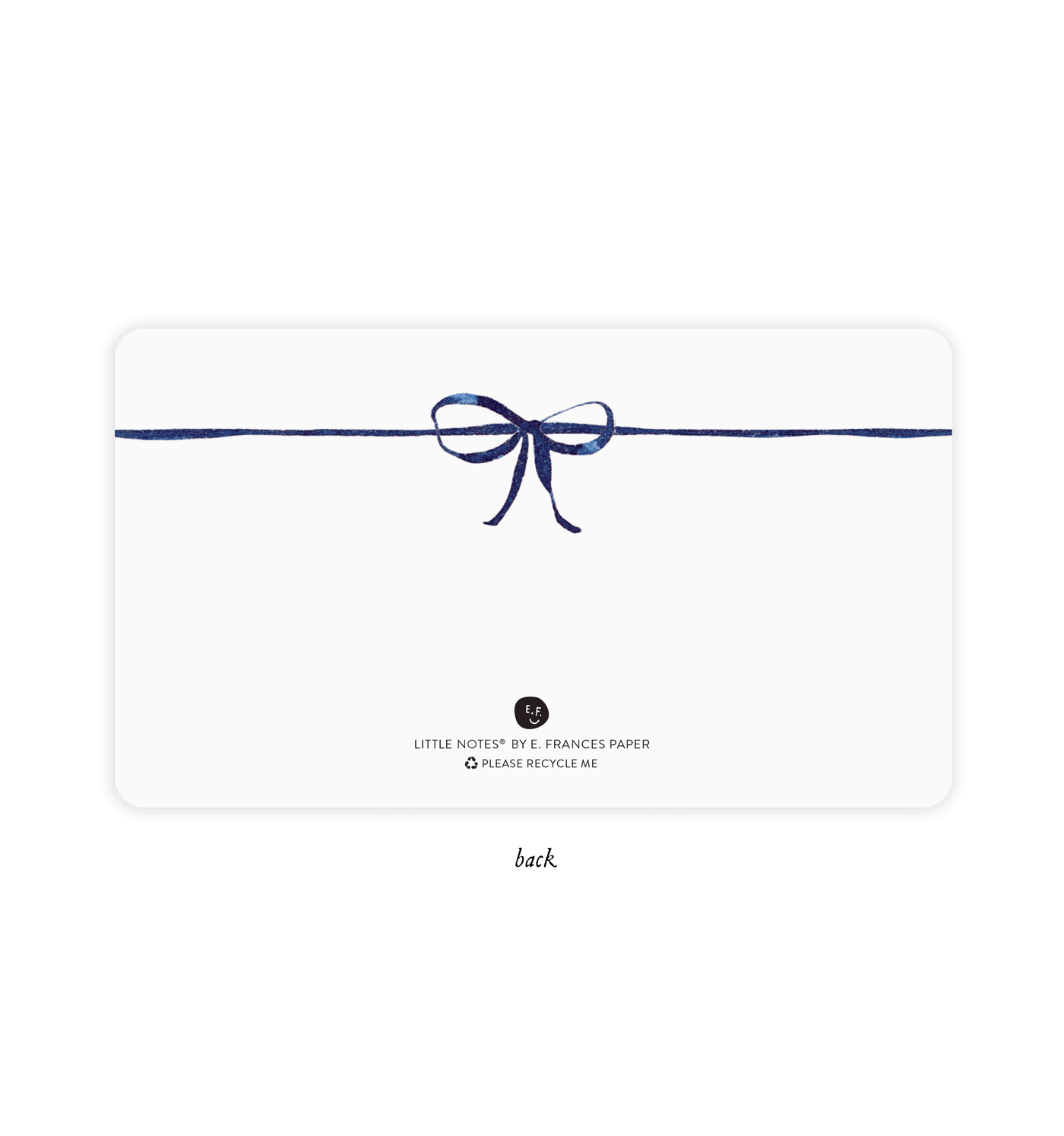 Navy Bow Little Notes®