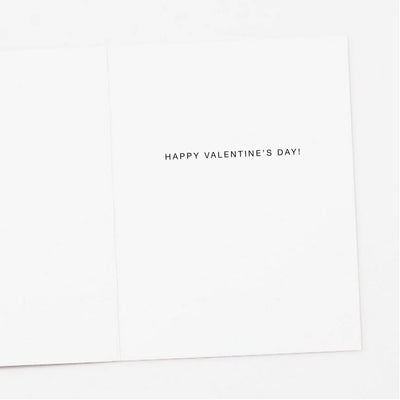 Raccoon with Red Hearts Valentine's Day Card