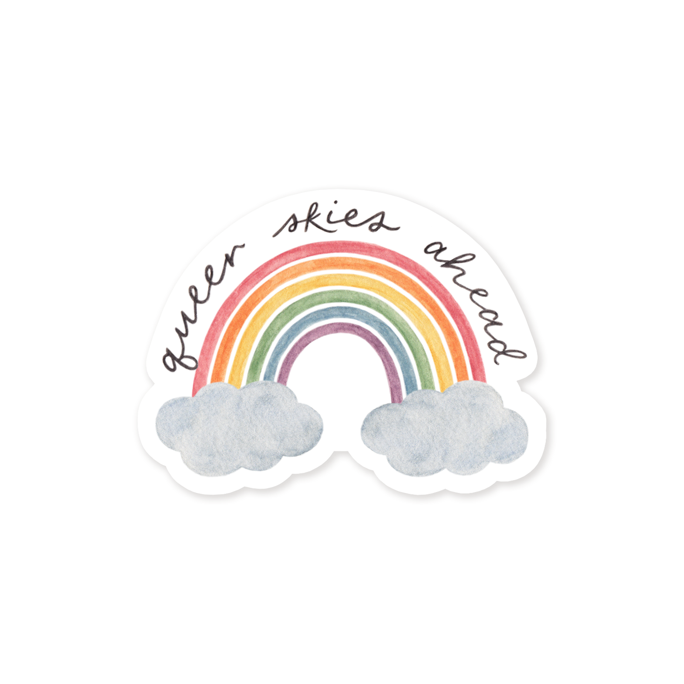 Queer Skies Pride LGBTQ+ -Vinyl Sticker