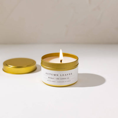 Autumn Leaves 4oz Travel Tin Soy Candle