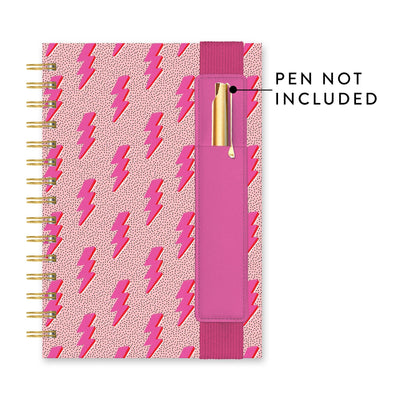 Charged Up Notebook with Pen Pocket