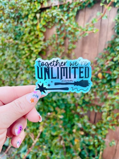 Together We're Unlimited Wicked Sticker