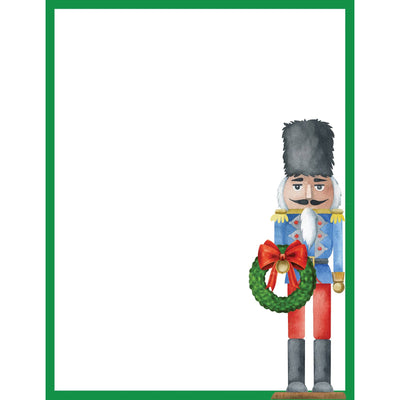 Nutcracker Notepad with Green Border