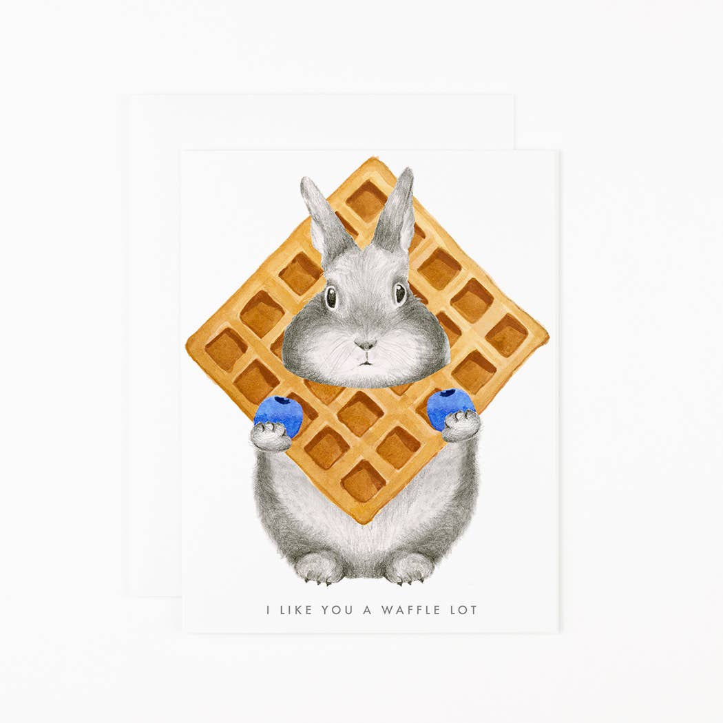 A Waffle Lot Love Card