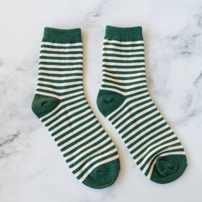 Cozy Stripe Casual Socks