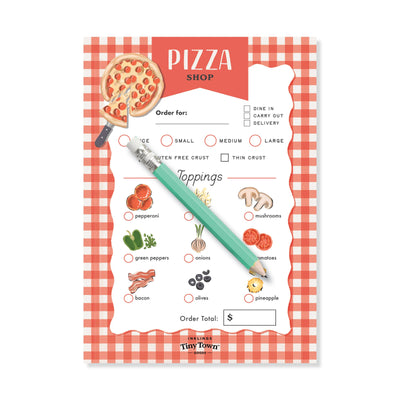 Tiny Town Play Notepad - Pizza Shop