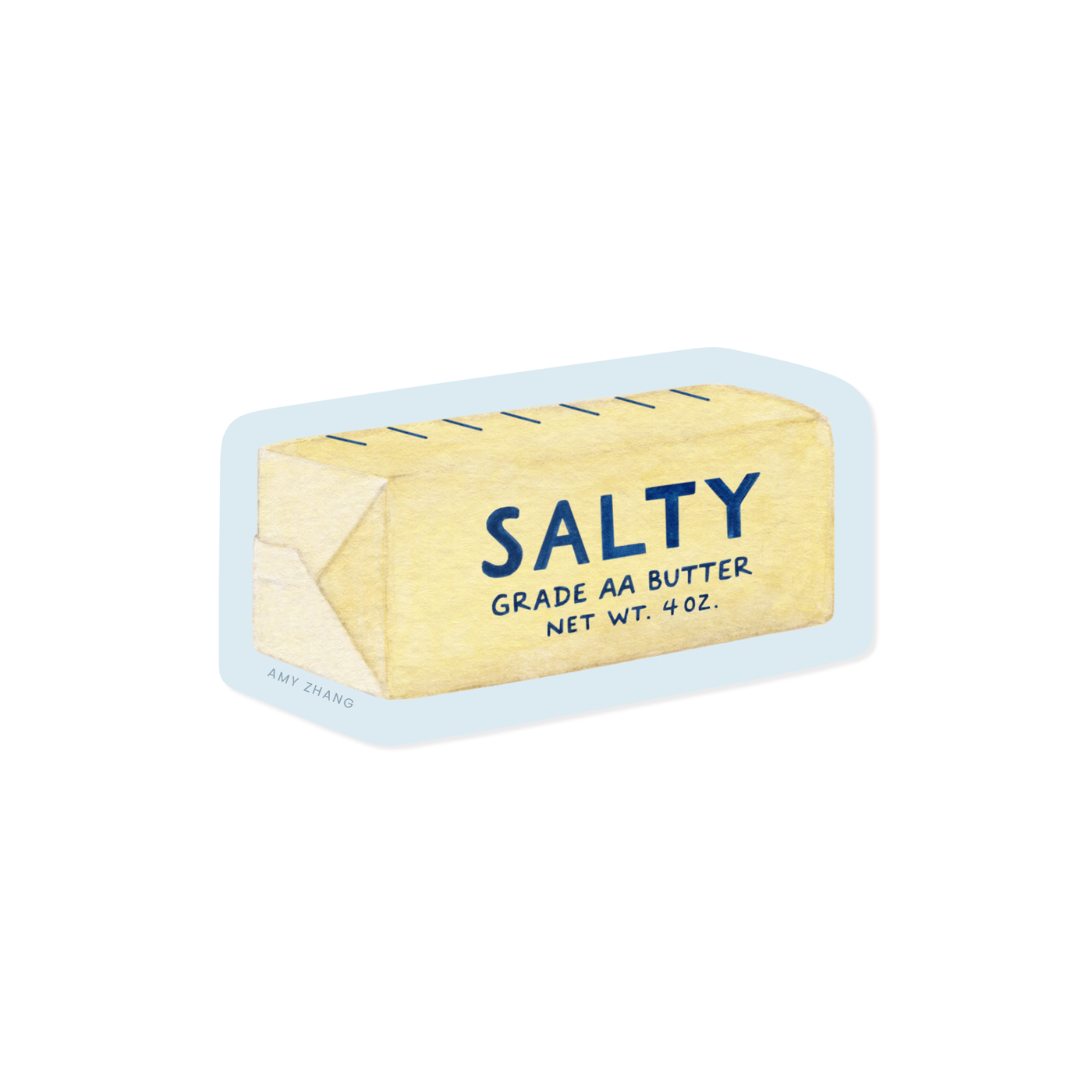 Salty Butter Stick- Vinyl Sticker