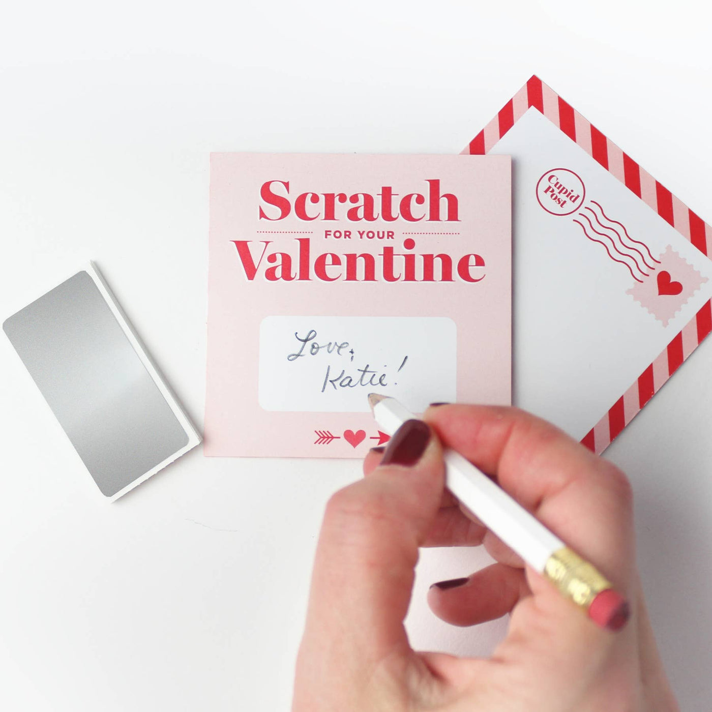 Scratch-off Valentines - Pink