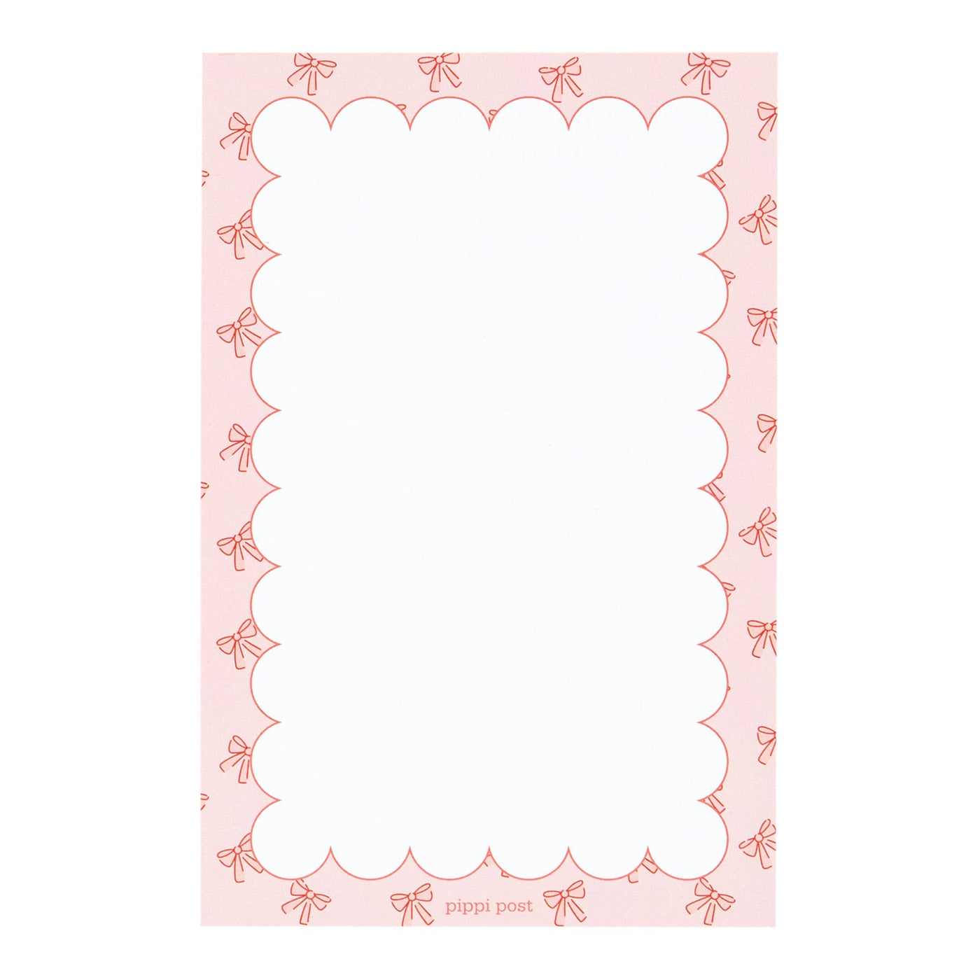 Pink Coquette Bows 4x6 Notepad