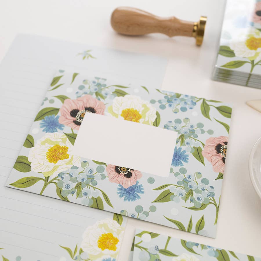 Letter Writing Set - Lush Flora