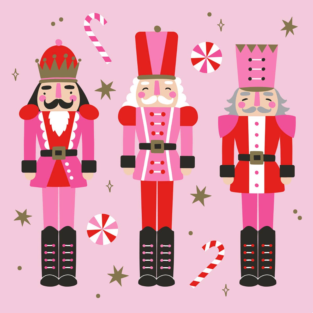 Nutcracker Holiday Cocktail Napkins