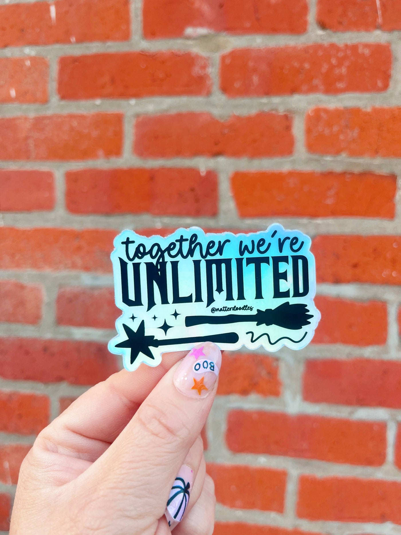 Together We're Unlimited Wicked Sticker