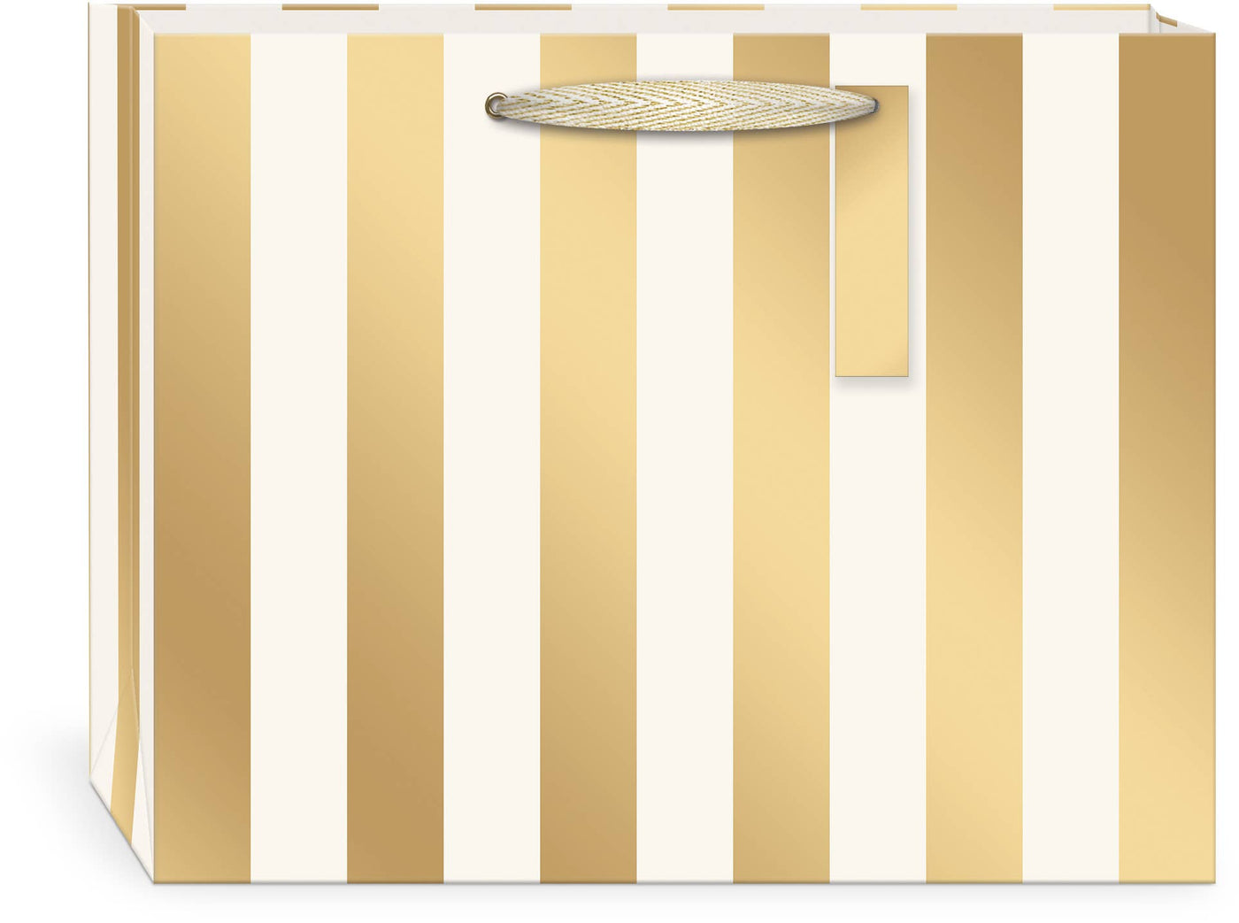 Gold Stripe Large Horizontal Bag