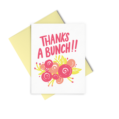 Thanks A Bunch Greeting Card