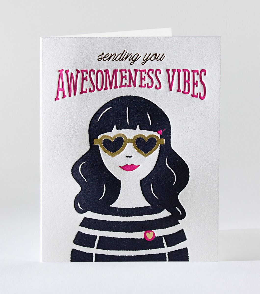 Sending Awesome Vibes Card