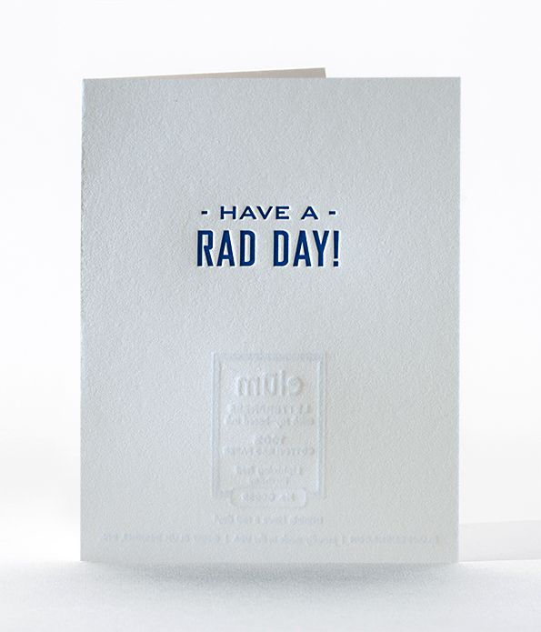 Lightning Rad Birthday Card