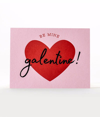 Be Mine Galentine Valentine's Day Greeting Card