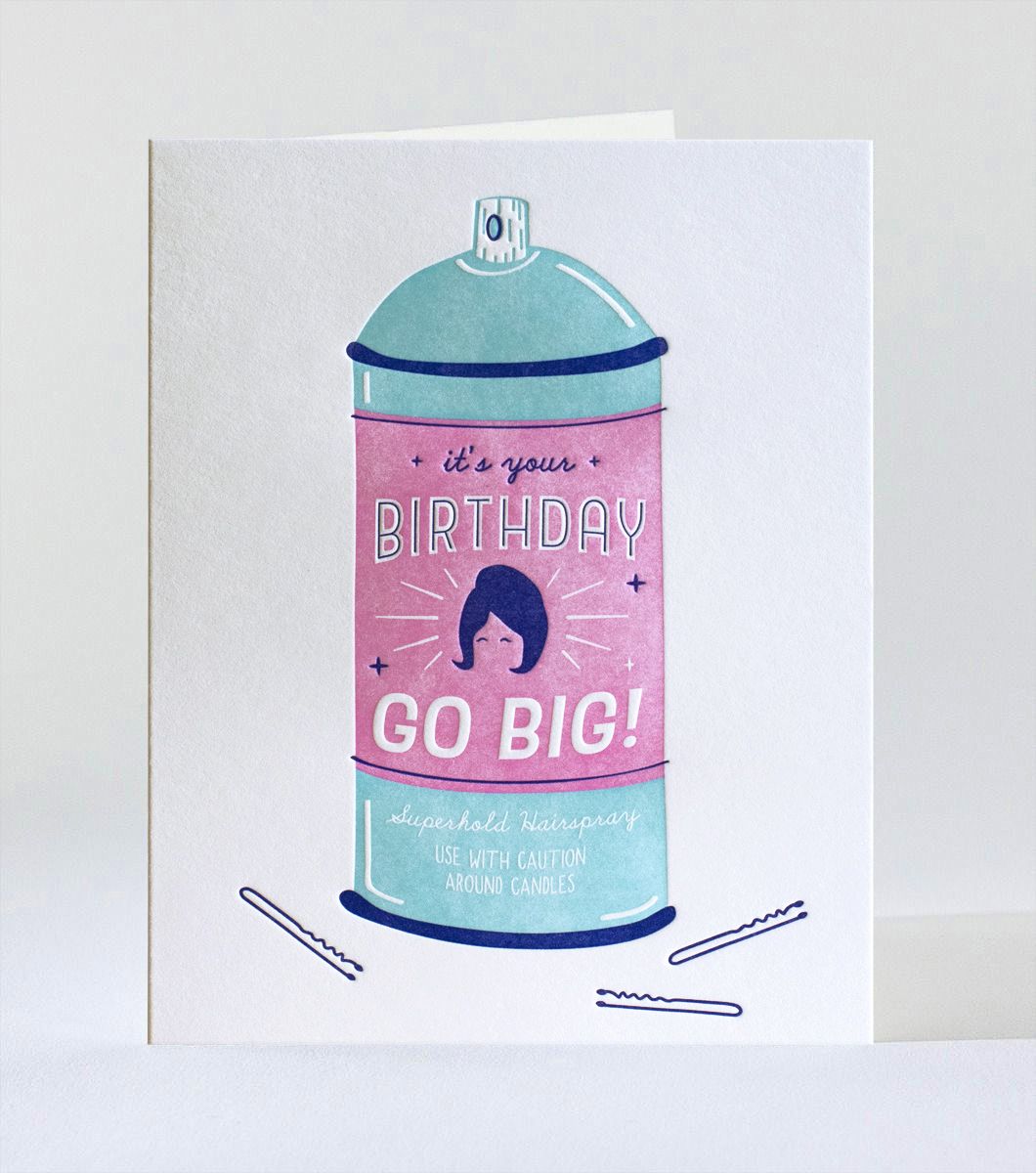 Go Big Birthday Greeting Card