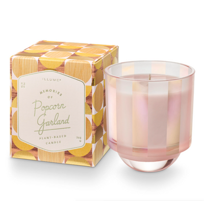 Popcorn Garland Memory Lane Boxed Glass Candle