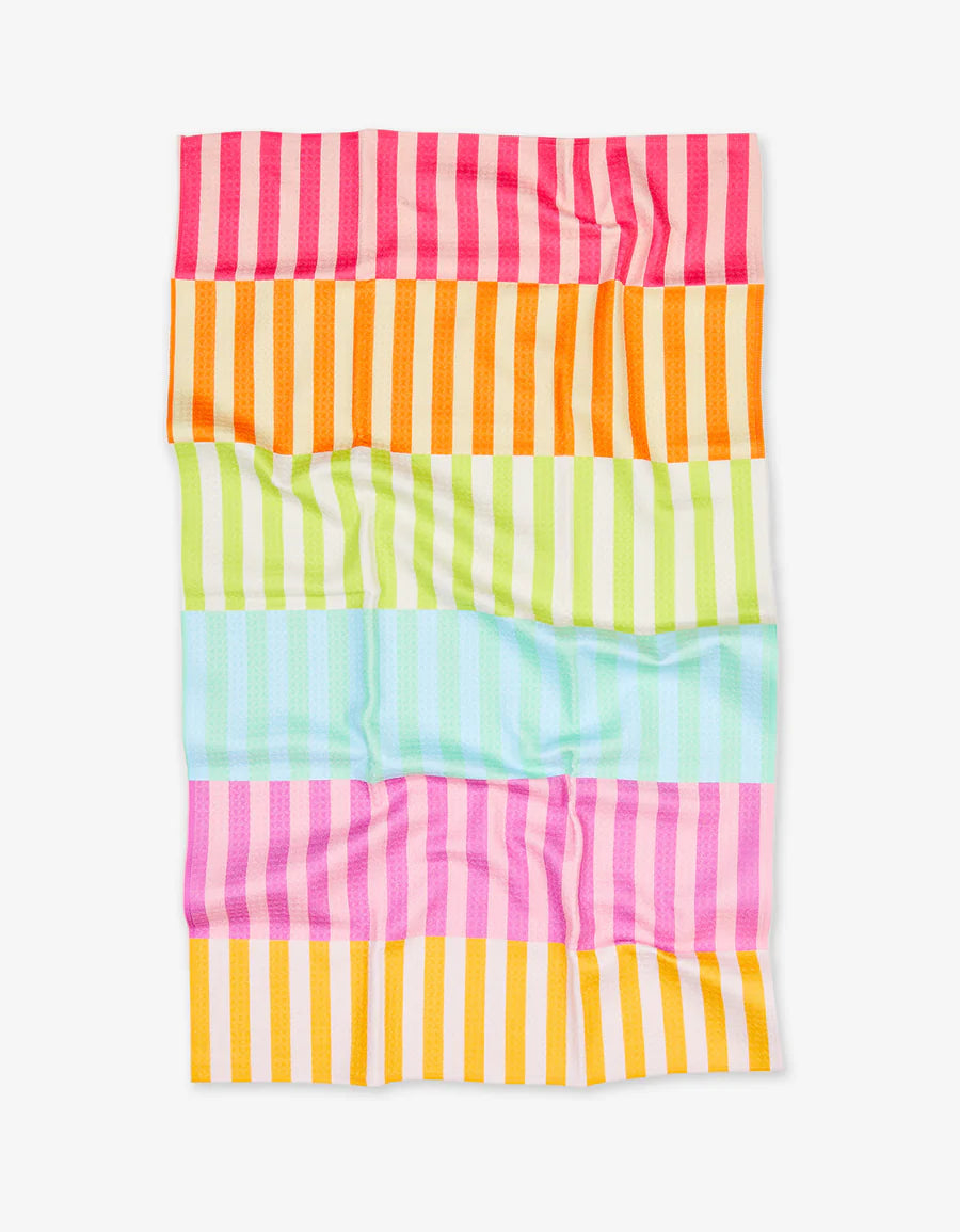 Neon Nights Tea Towel