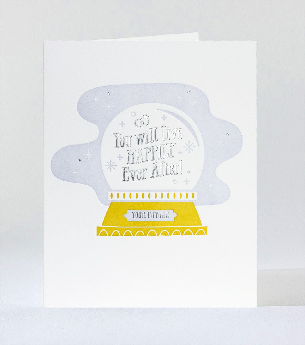 Newlywed Predictions Wedding Card