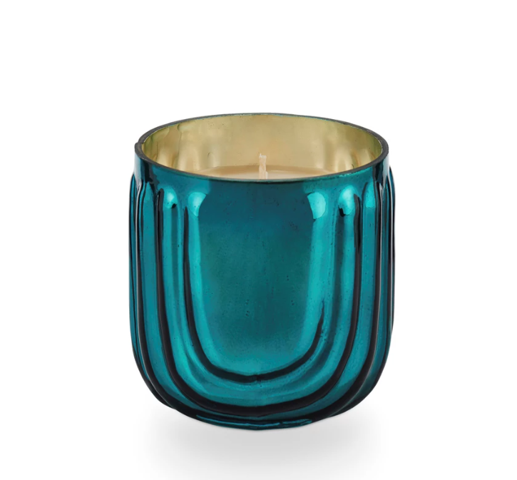 Wondermint Pressed Glass Candle