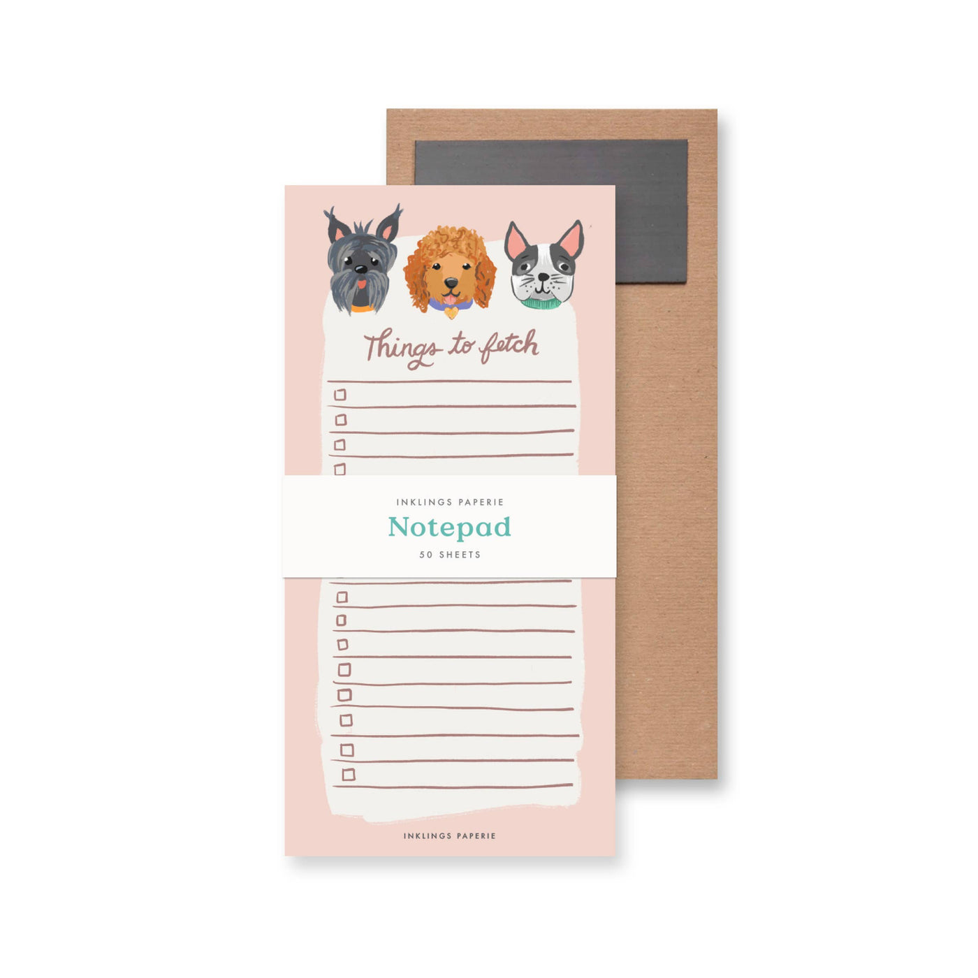 Things to Fetch Puppy Notepad