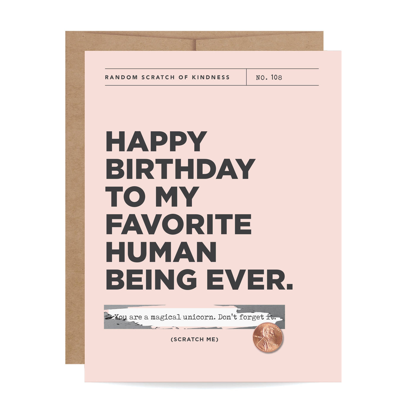 Happy Birthday Scratch-off Card