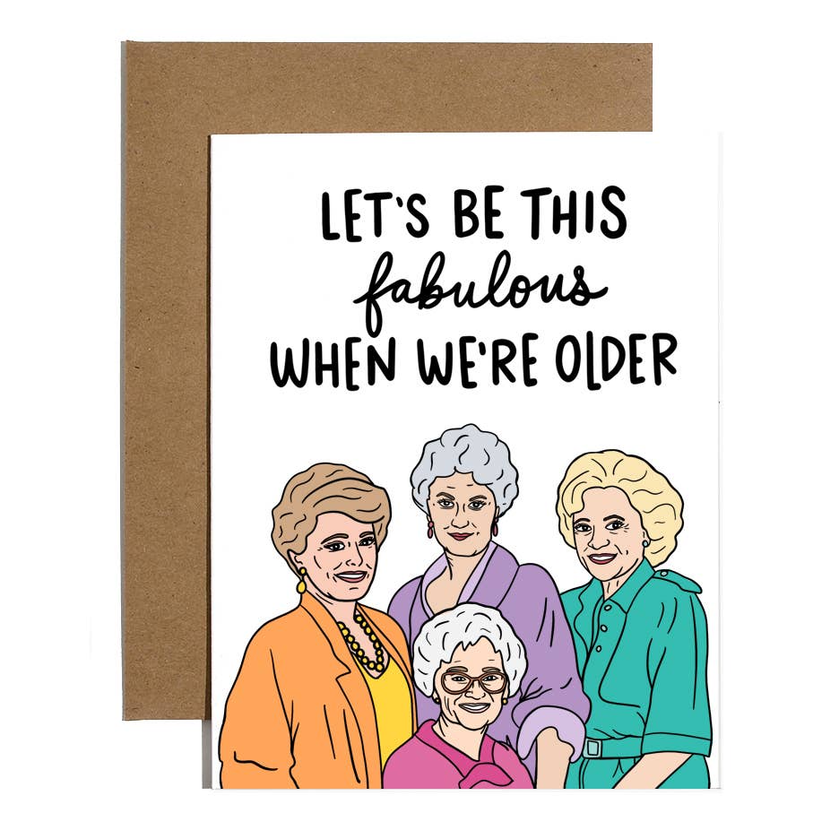 Fabulous Golden Girls Card