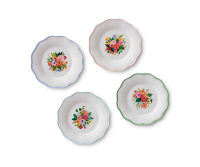 Garden Party Melamine Assorted Dessert Plates