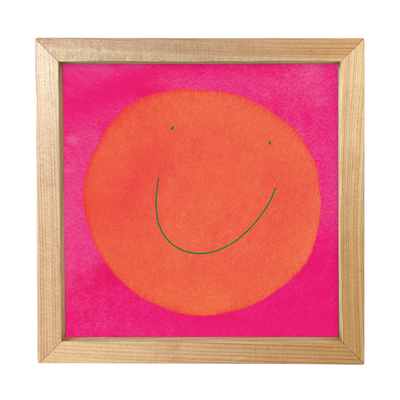 Happy and Bright Little Print | Framed Smiley Art Print