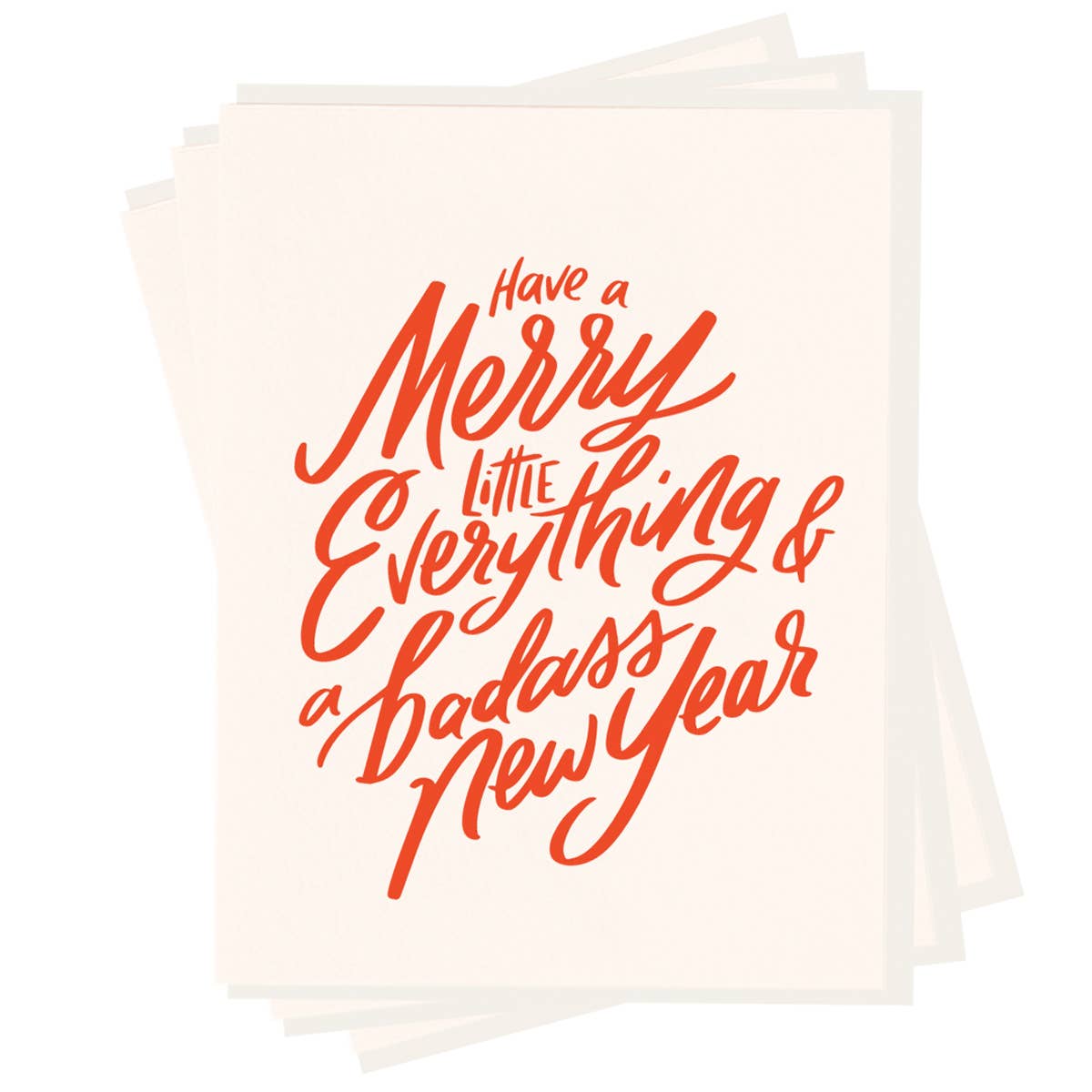Merry Little Everything - Box Set of 6 Letterpress Cards