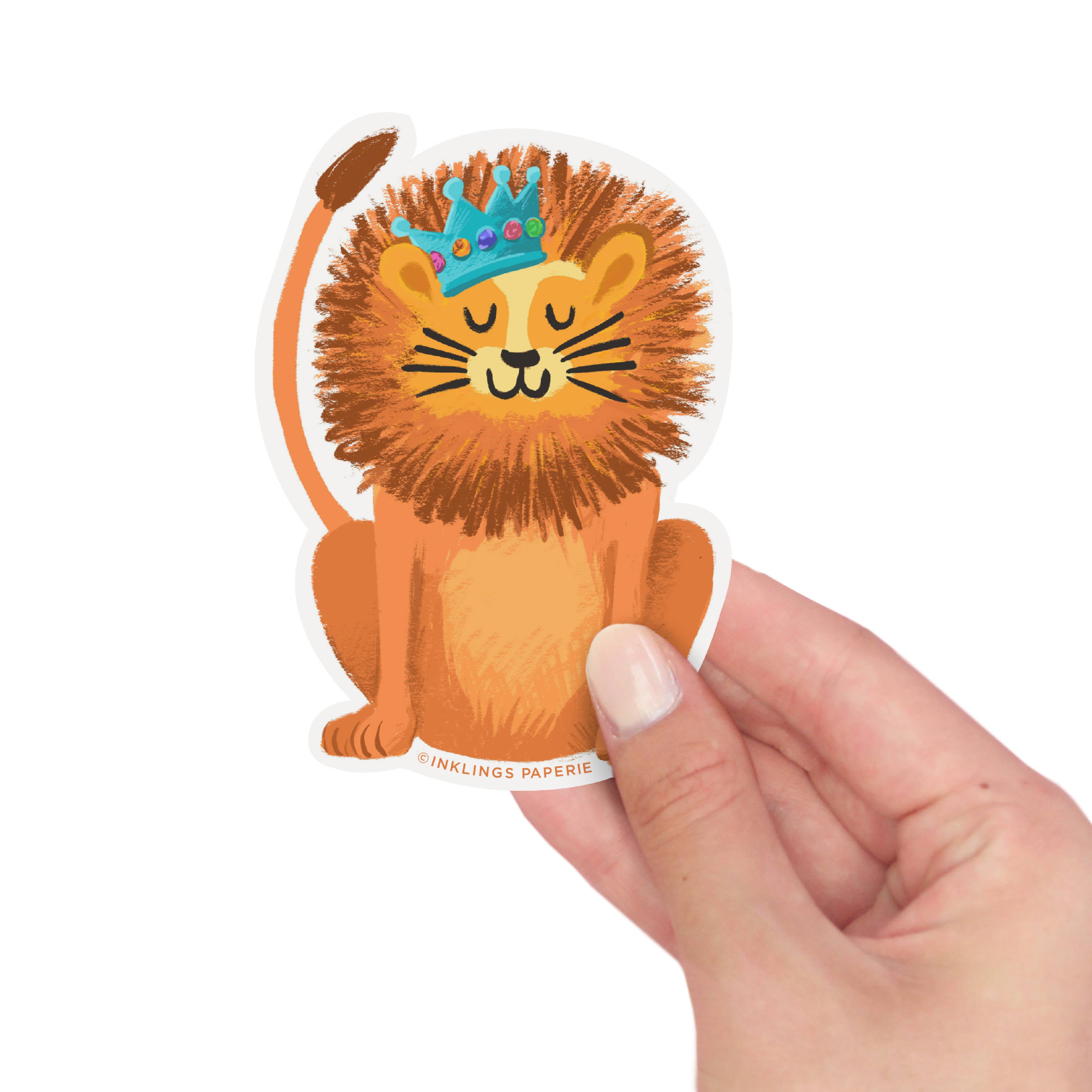 Lion Sticker – Greenstar Paperie