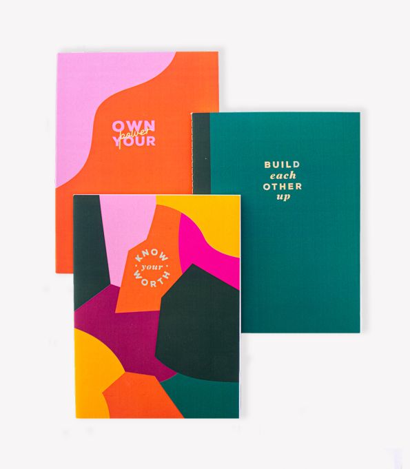 Worthy Shapes 3 Pack Journals