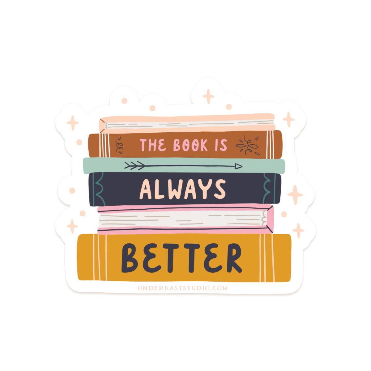 The Book Is Always Better Sticker