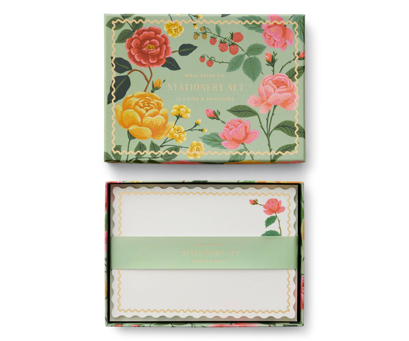 Roses Stationery Set