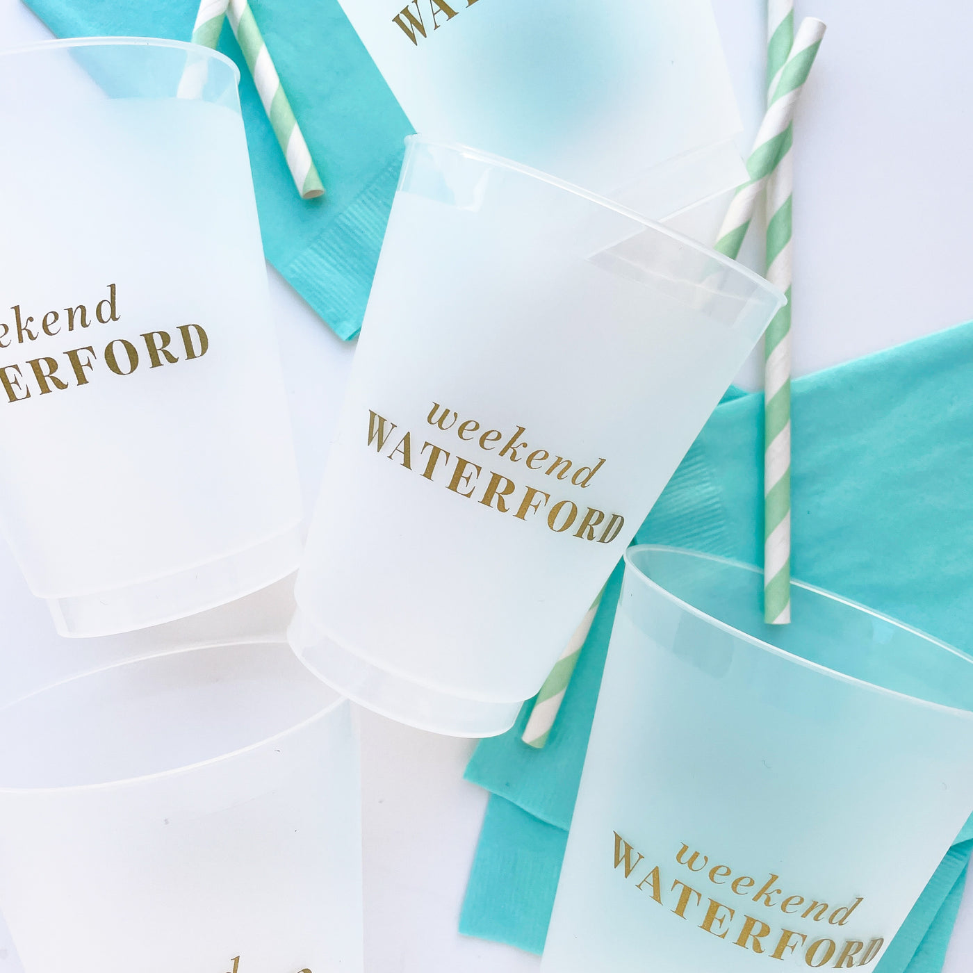 Weekend Waterford Cups - Stack of 10