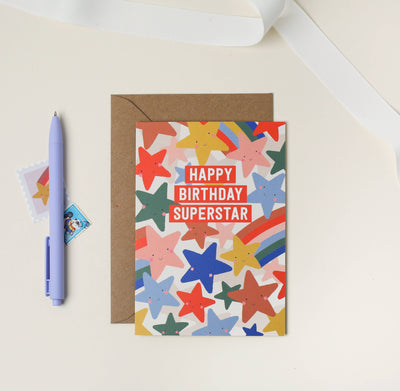 Superstar Birthday Card | Birthday Card for Kids