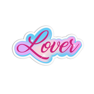 Lover Taylor Swift Vinyl Textured Sticker