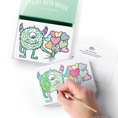 Monster - Paint with Water Valentines