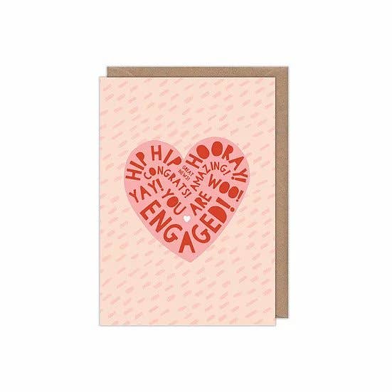 Heart Type Engagement Card