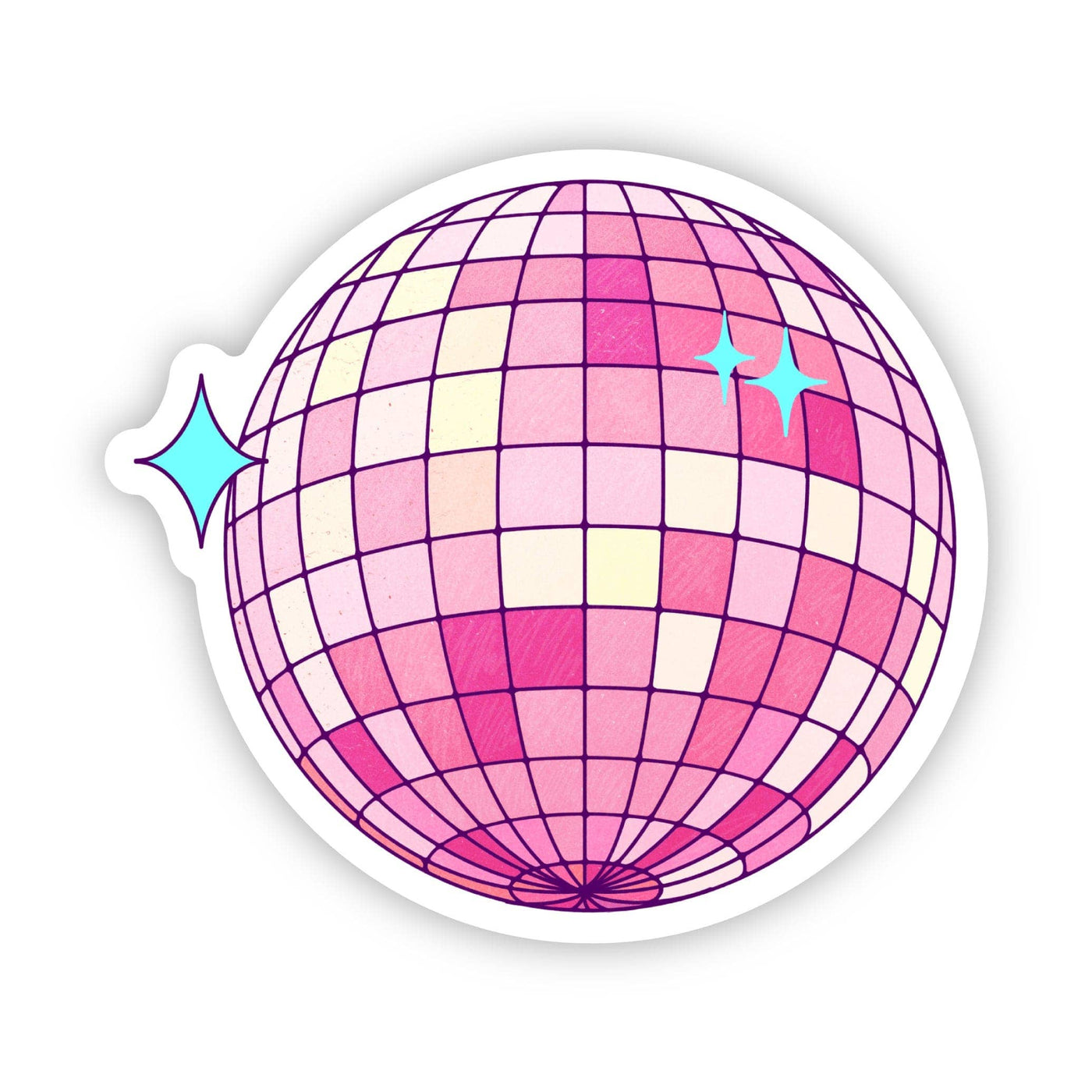 Disco Ball Pink Sticker