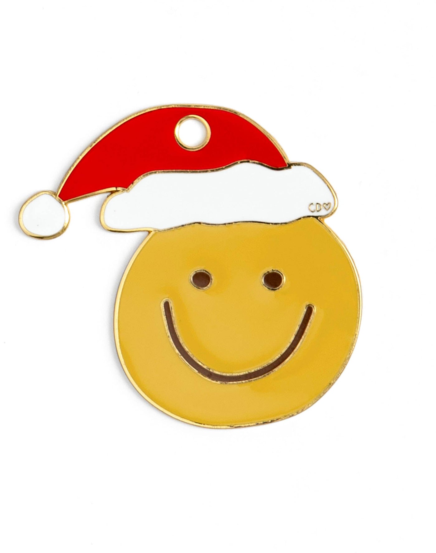 Santa Smiley Ornament