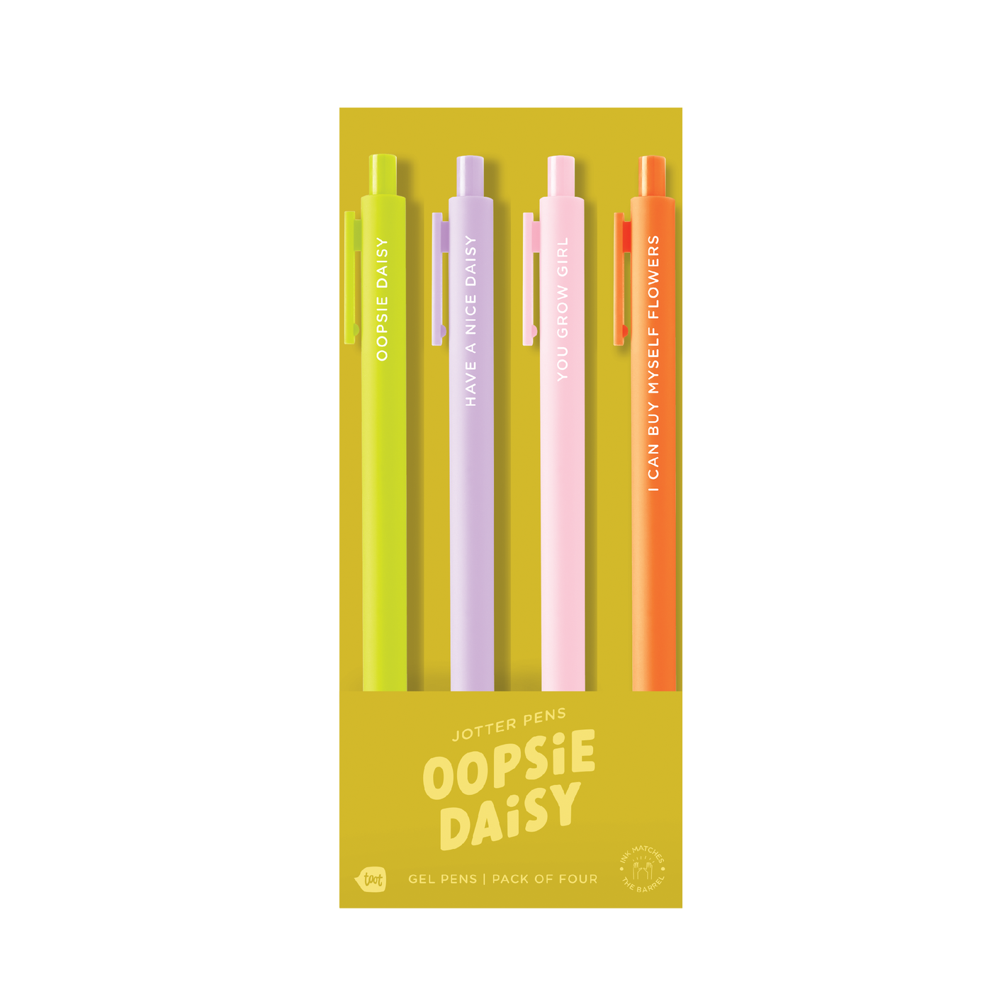 Oopsie Daisy Jotter Sets 4 Pack