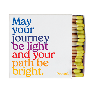 May Your Journey Be Light Matchbox