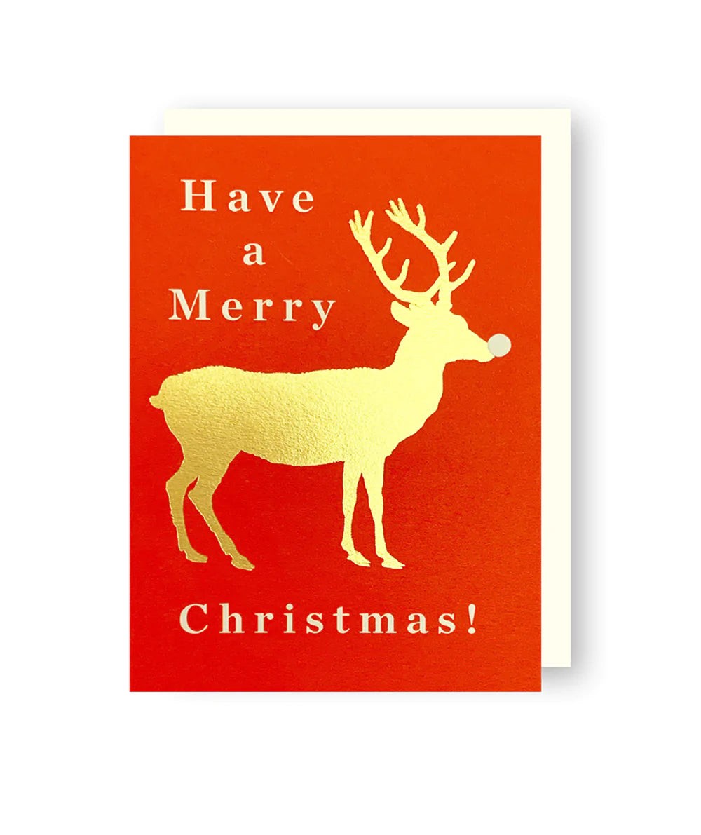Little Rudolph Reindeer Holiday Card