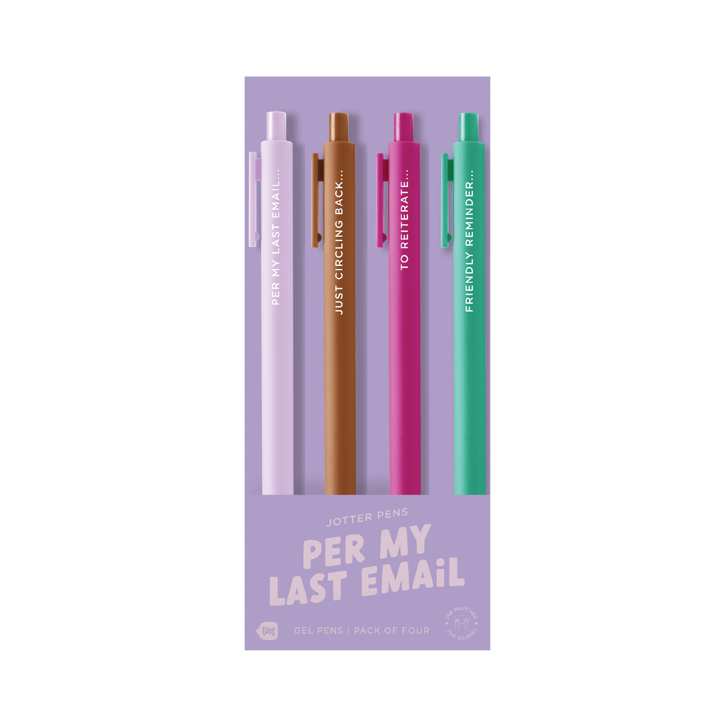 Jotter Sets 4 Pack: Per My Last Email
