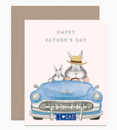 Dad Bunny Convertible Card